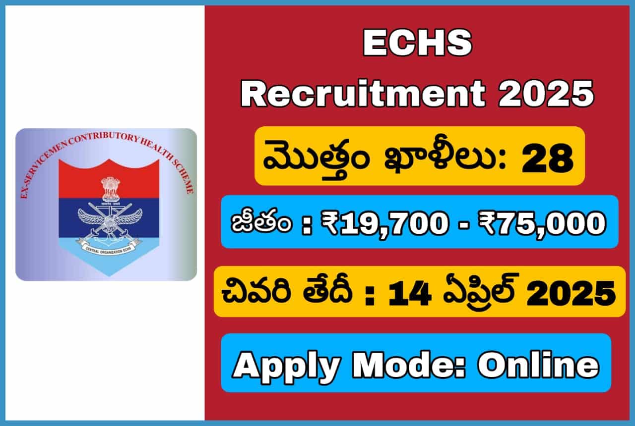 ECHS Recruitment 2025