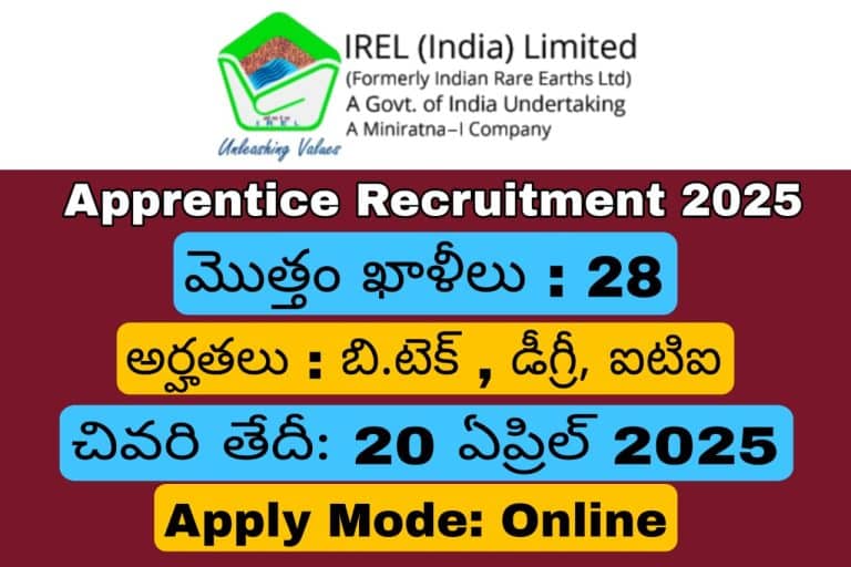 IREL Apprentice notification