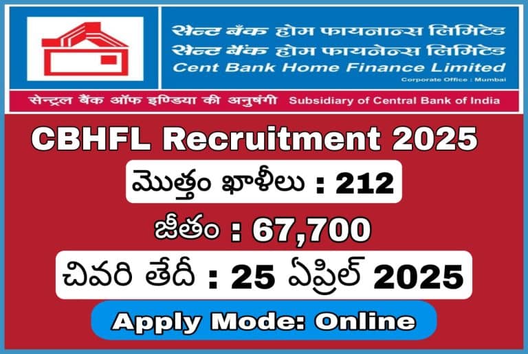 CBHFL Notification 2025