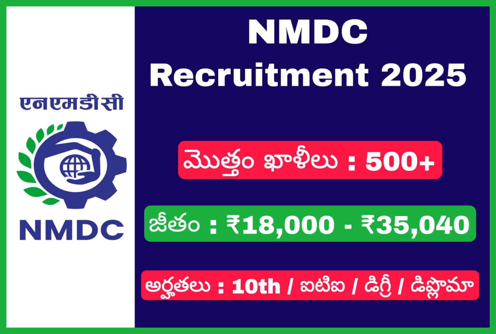 NMDC లిమిటెడ్ నుండి భారీ నోటిఫికేషన్ 2025