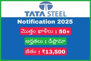 టాటా స్టీల్ లుధియానా ప్రాజెక్ట్స్ నోటిఫికేషన్